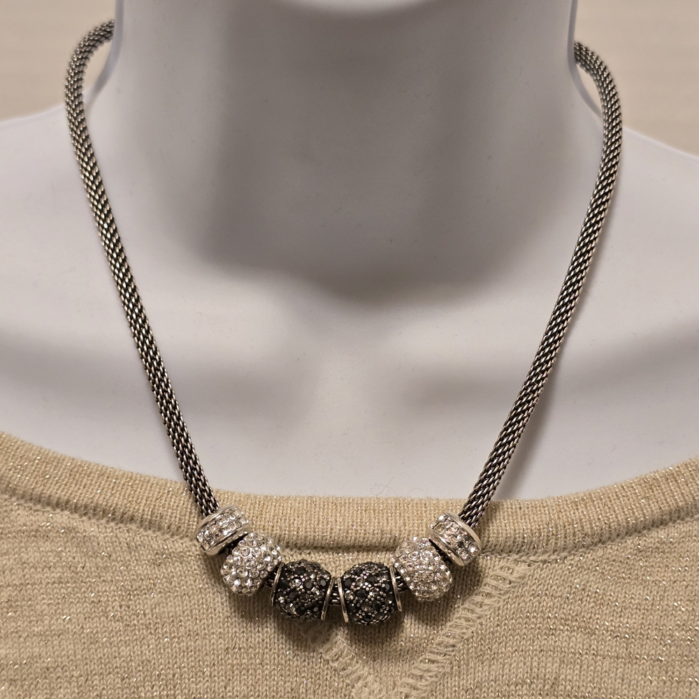 Brighton Beverly Glam, Add A Bead, Charm Necklace With Six Charms